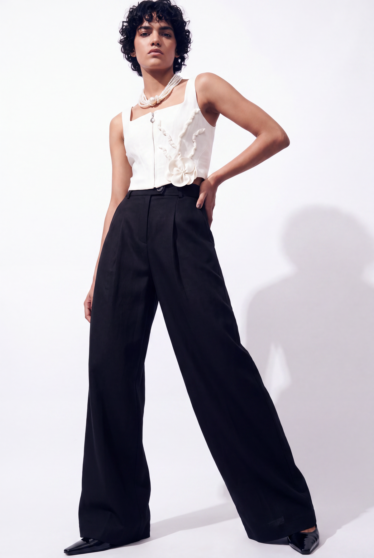 Paloma Linen Palazzo Pants 100% Linen Premium