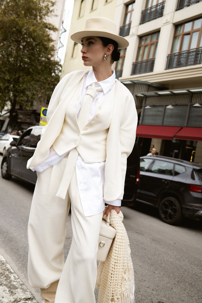 Tailored Velvet Vest