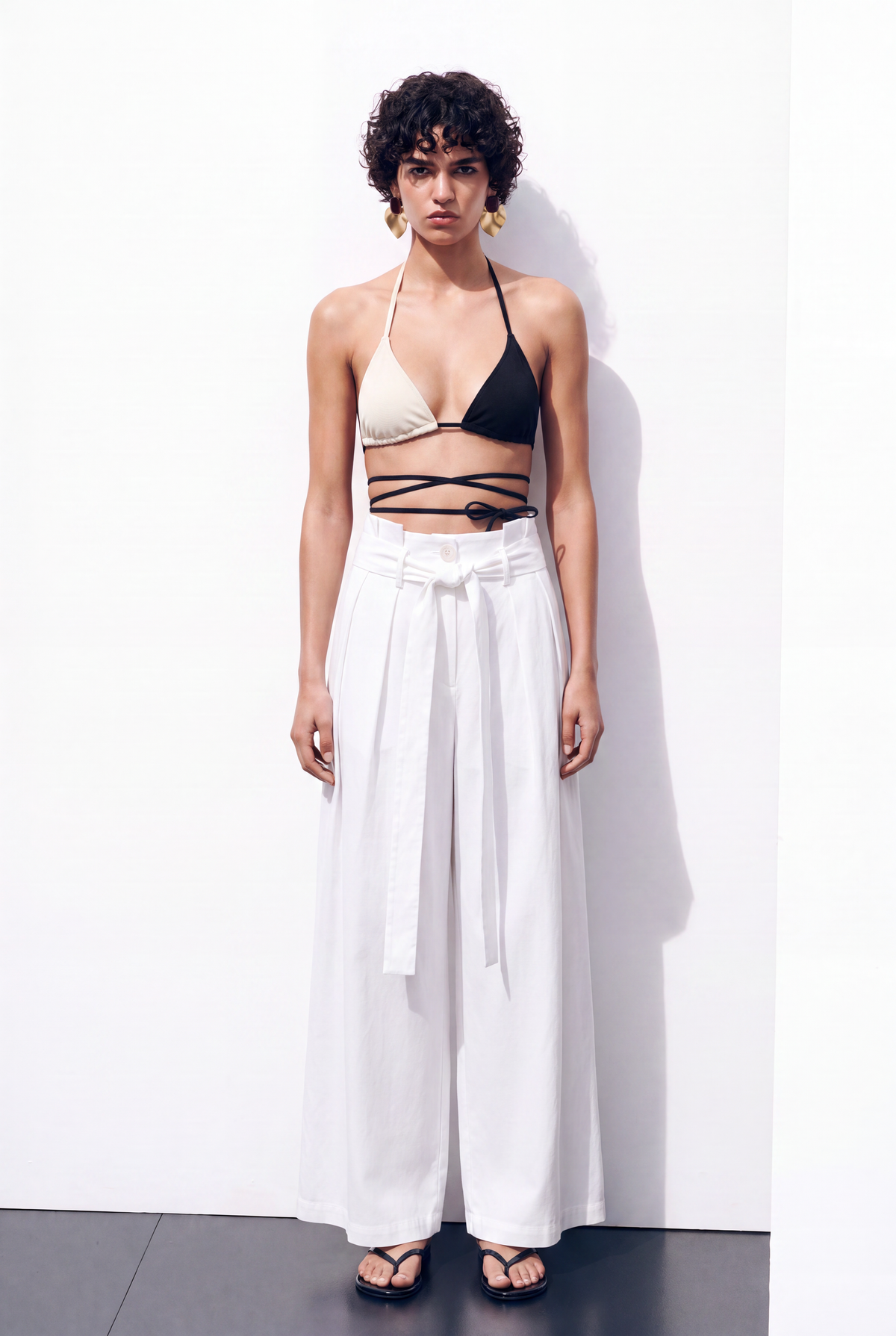 April Tie Bikini Set