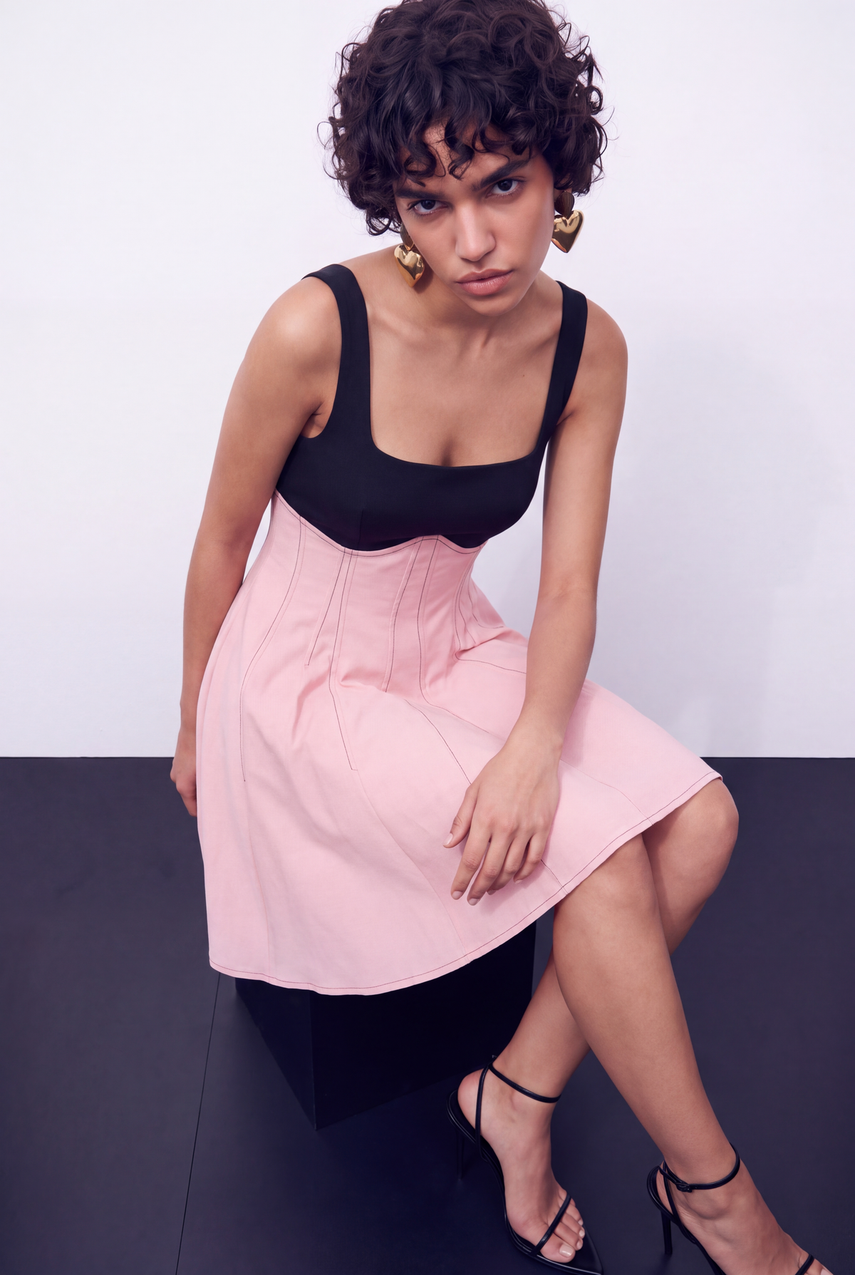 Serein Pink Short Dress