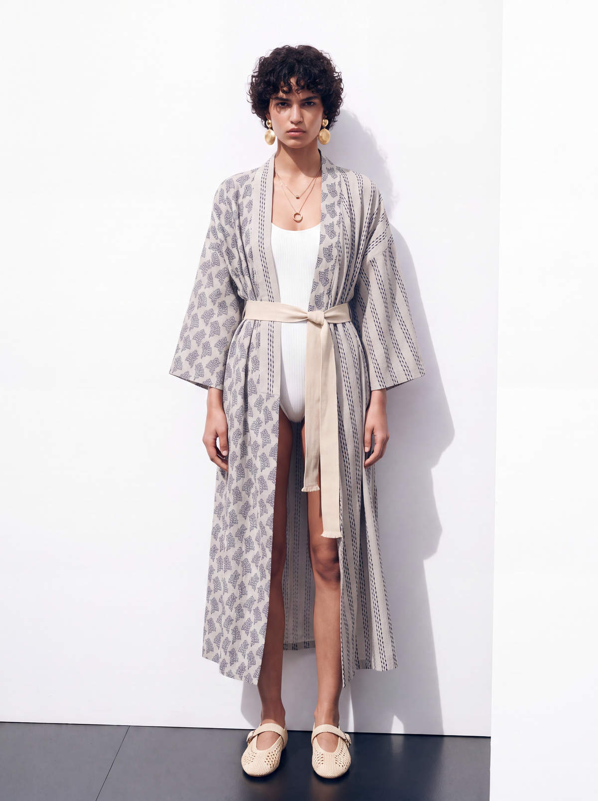 Polino Asymmetric Kimono
