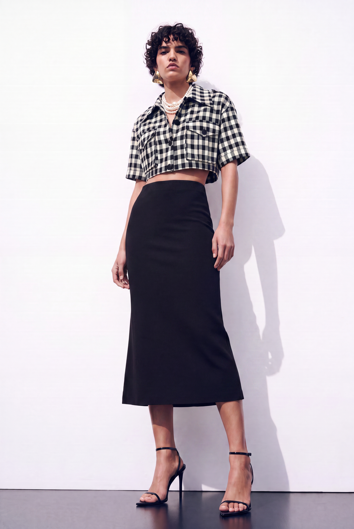 ParisianSheen Midi Length Skirt