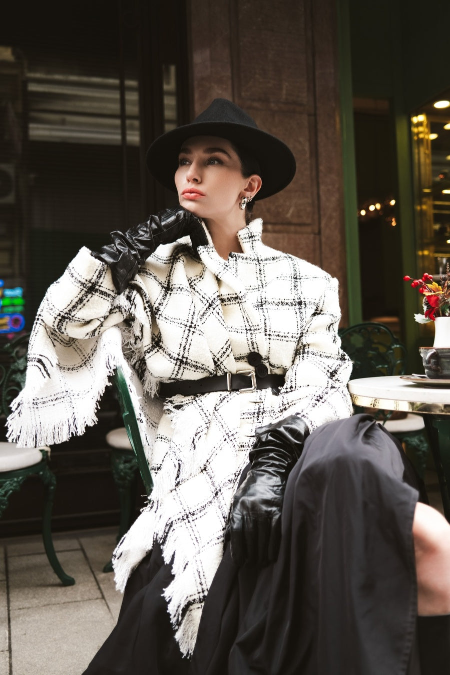 Cloudy Check Chane Jacket